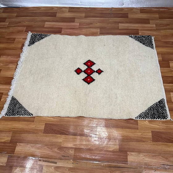 Marokkaans Berber gedecoreerd vloerkleed 200cm x 300cm – Vloerkleden en tapijten, Wool (photo 10 of 10)