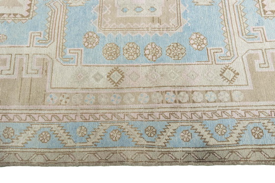 Image 1 of Hand-knotted Vintage Royal Rug - 201 X 136 Cm - Pastel Shades With Oriental Flair