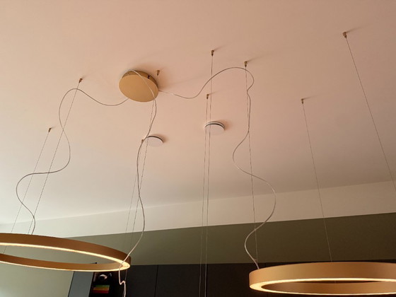 Lampada a sospensione Olev Gavin, 3 Anelli – Lampade a sospensione, Aluminium (photo 5 of 5)