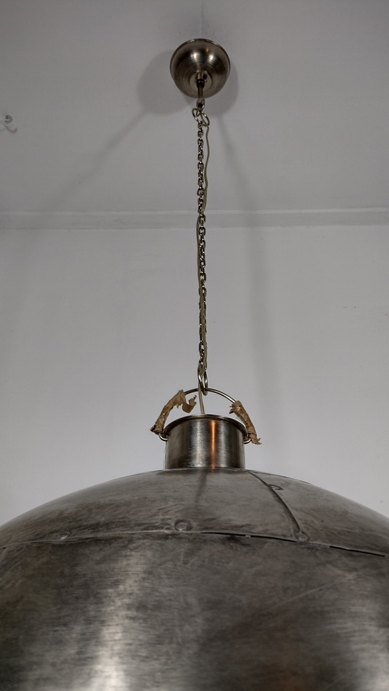 Image 1 of Industrie-Design-Hängeleuchte 60cm Farbe Platin