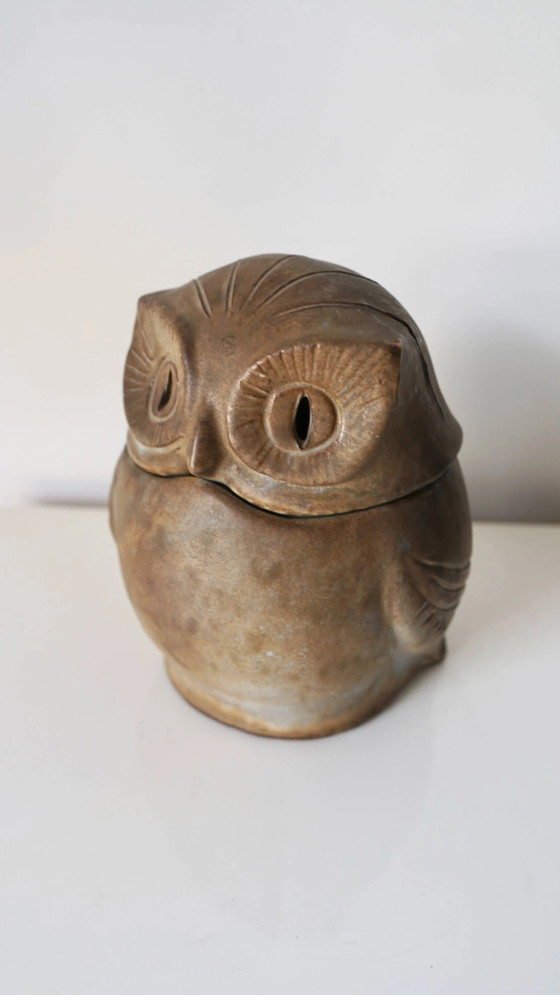 Ceramic owl sculpture - signed Agnès Escala - France, 1960s – Decorative Objects, Porcelain, Vintage (photo 5 of 16)