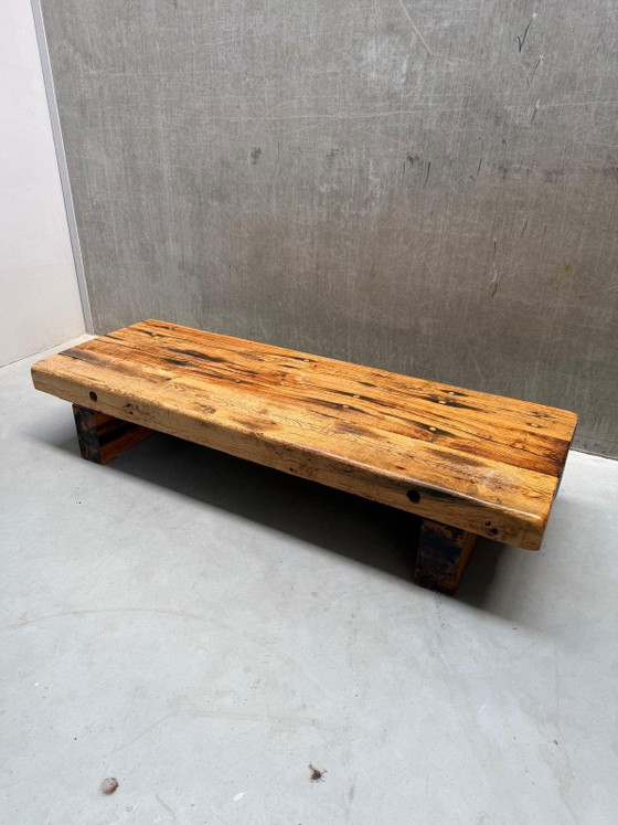 Image 1 of Couchtisch im brutalistischen Wabi-Sabi-Stil