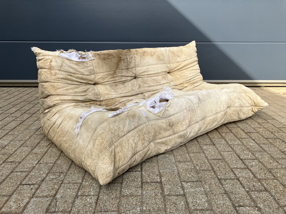Image 1 of Original vintage Ligne Roset Togo 3-seater for reupholstering