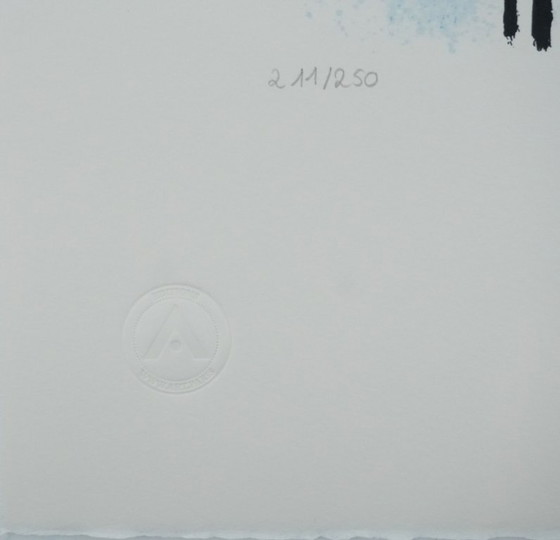 Fernand LEGER : Les Constructeurs (Bleu), Lithographie Signée – Lithographies et sérigraphies, Paper (photo 4 of 9)