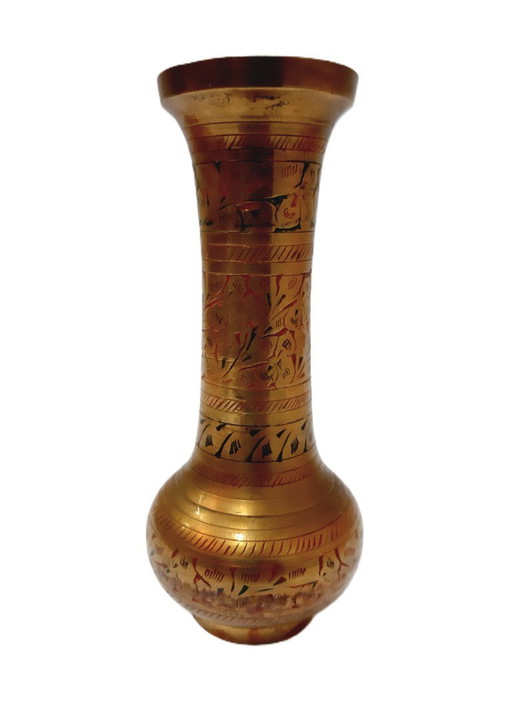 Vintage Arabic Brass Vase