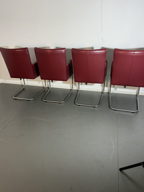 Image 1 of 4 x Bert Plantagie eetkamerstoelen