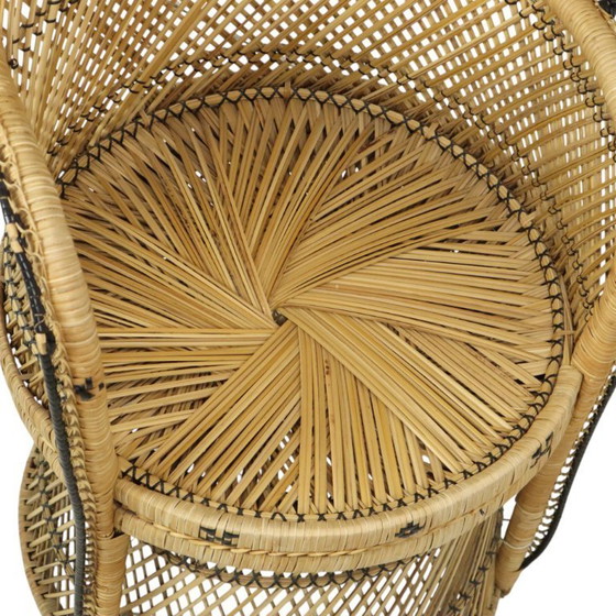 Image 1 of Silla Pavo Real Ratán Silla Emanuelle XL