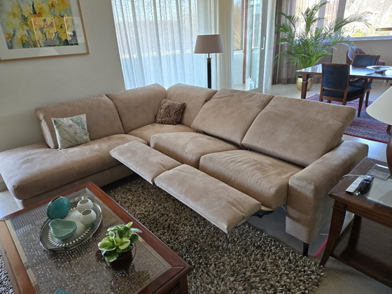 Image 1 of Hoekbank "Cristallo" leder cognac