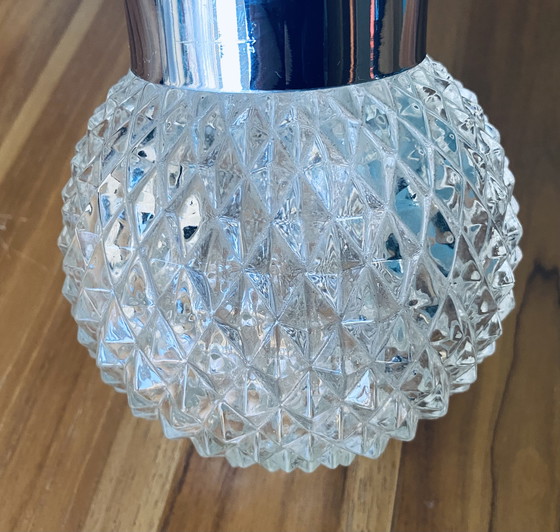 Image 1 of Vintage Jaren 60 Glazen Hanglampje