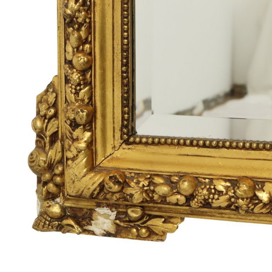 Image 1 of Antieke Franse Facetgeslepen Spiegel 163cm