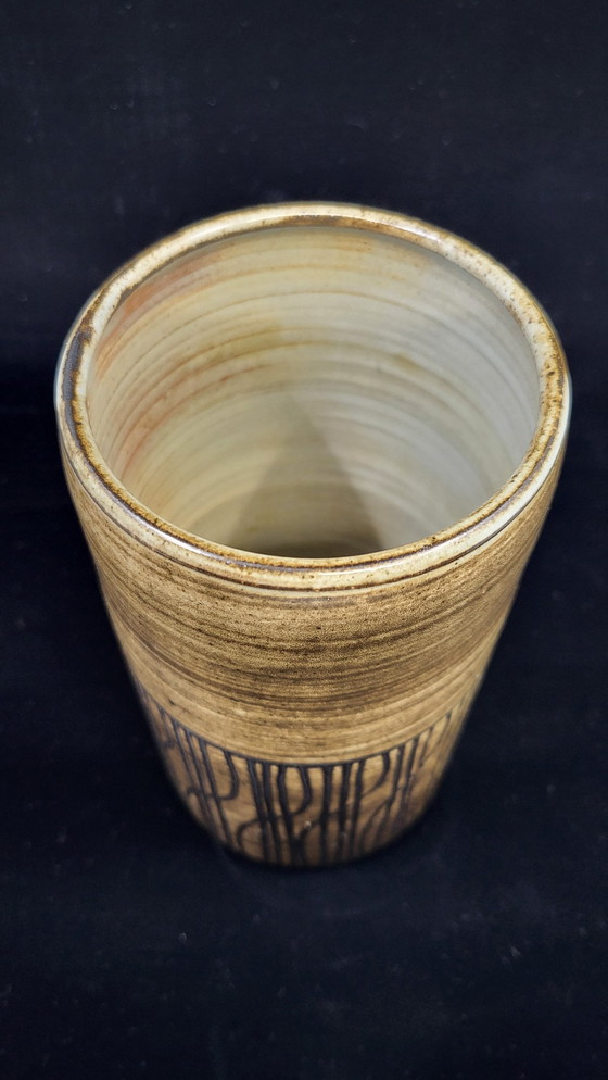 Image 1 of Dominique Pouchain vase Geometric design France Circa 1980