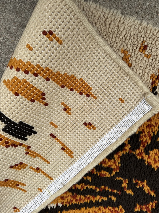 Image 1 of Alfombra Rya de estilo escandinavo de la década de 1970