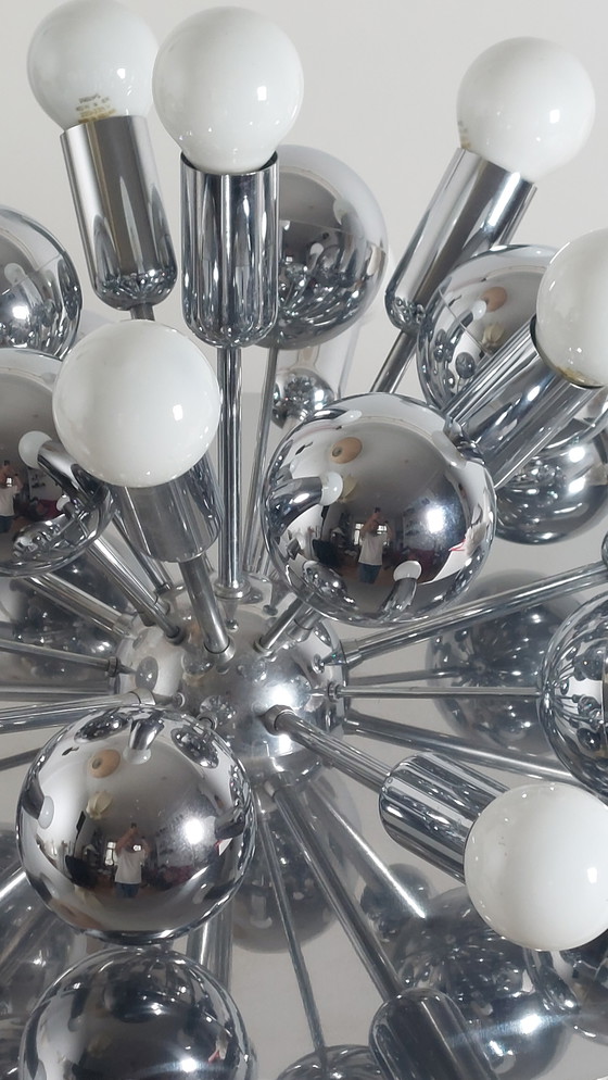 Image 1 of Lampada da soffitto/parete vintage Sputnik Space Age, Cosack, anni '70