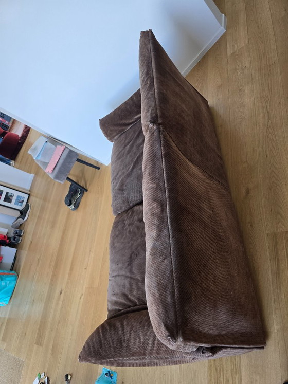Pair of suede armchairs by Saporiti Italia, 1979 (With original invoice) – 2 seaters, Other (photo 2 of 5)