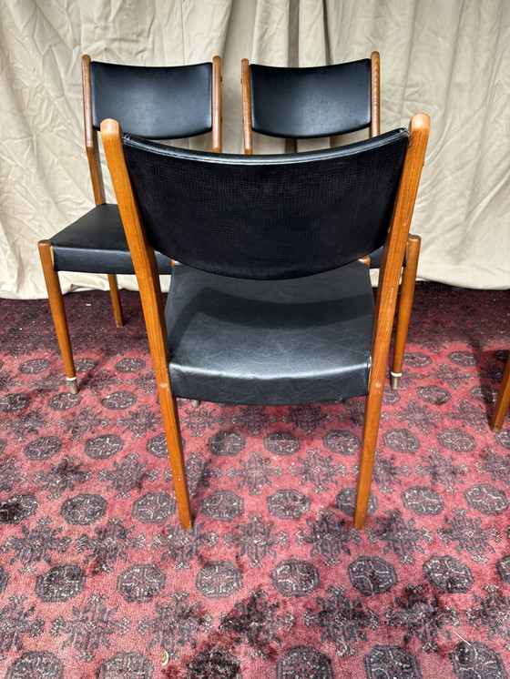 Image 1 of Esszimmerstühle im dänischen Design der 1960er Jahre