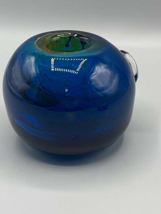Soliflore a sfera in vetro Mdina attribuito a Michael Harris, anni '70 – Bicchieri e caraffe (photo 3 of 7)