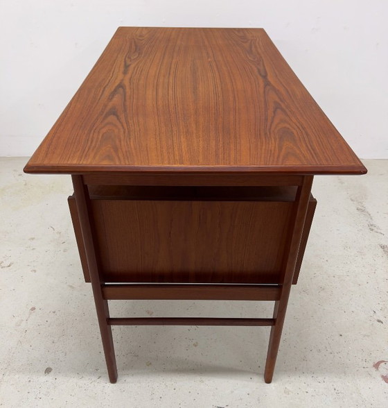 Image 1 of Gunnar Nielsen Teak Desk for Tibergaard, 1960s.
