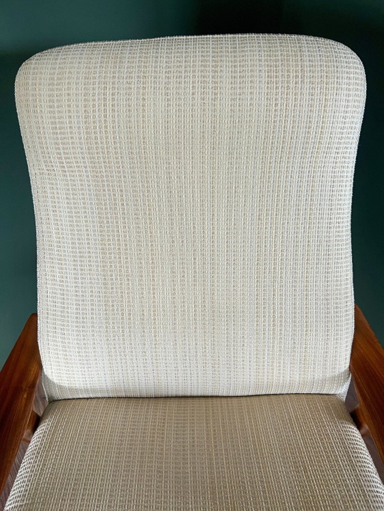 Originele Mid Century Modern Sculpturale Teakhouten Schommelstoel van Ingmar Relling. Scandinavische Moderne (photo 8 of 11)