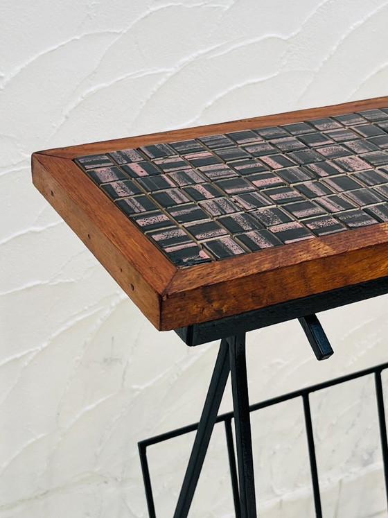 Image 1 of Vintage ceramic magazine rack
