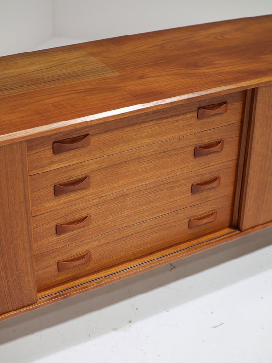 Image 1 of Lowboard Clausen & Son sideboard teak vintage Danish 1960s