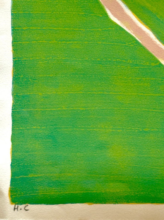 Roger Muhl - Automne en Provence, Litografia originale firmata, Prova H.C., Stampe artistiche, Carta, Verde (foto 4 di 5)