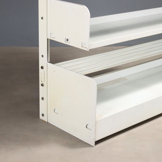 Image 1 of Vintage White Metal Bookcase