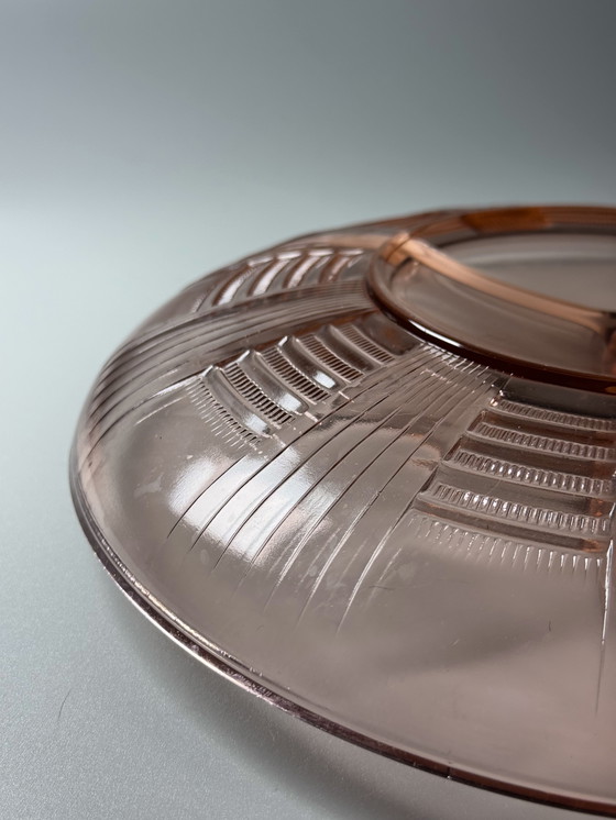 Image 1 of Servizio da portata Art Déco Rosaline "Severina" di Val Saint Lambert