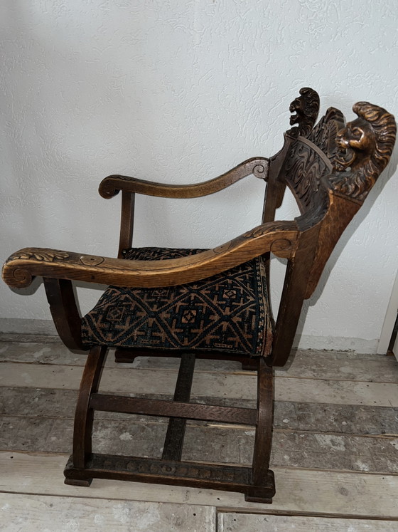 Poltrona antica Mechelen – Poltrone, Textile, Wood (photo 7 of 9)