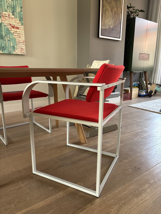Image 1 of 2x Pastoe FM80 eettafel stoelen