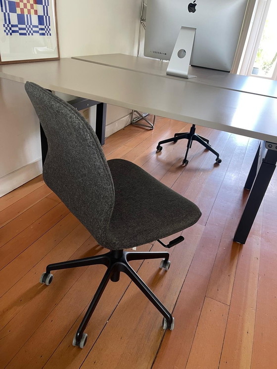 Image 1 of 3 x duo werkplek zit/sta bureaus Winni - elektrisch