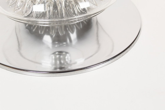 Image 1 of 1x Rare 1970's Italian glass table lamp 