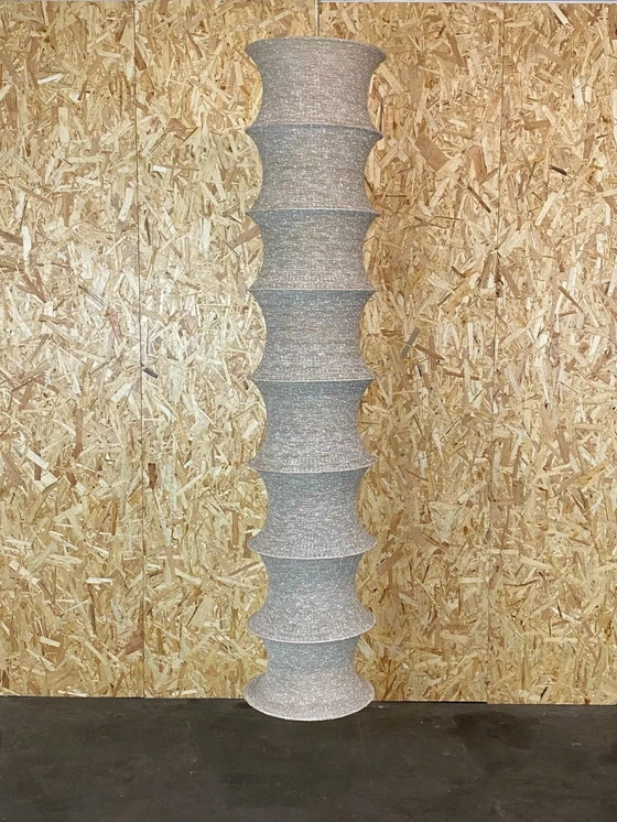 Image 1 of 60s 70s XXL Lamp Hanglamp Buislamp Stof Stof 60s