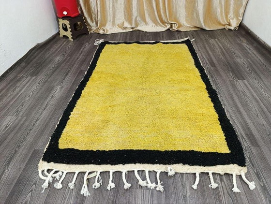 Authentiek Marokkaans Beni Ouraine tapijt, traditioneel geel, 2/3 m – Aime Té, Vloerkleden en tapijten, Wool (photo 5 of 10)