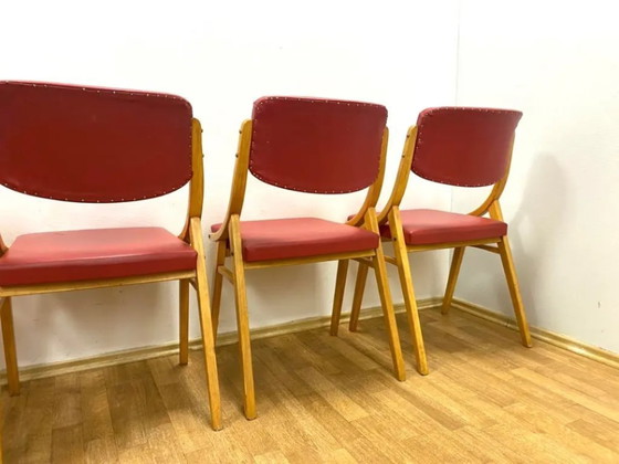 Image 1 of Set of 4 Chairs, Ludvík Volák, 1970s, Czechoslovakia