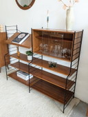 Vintage modular, freestanding wall system WHB