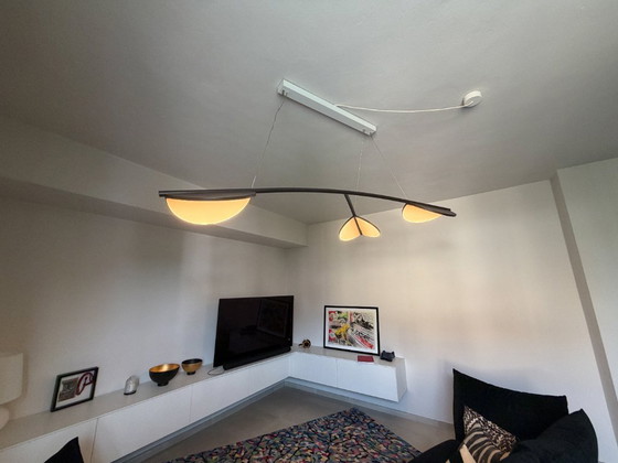 Flos Almendra Organic S3 Y Long Anthracite – Patricia Urquiola – Pendant lamps, Aluminium (photo 4 of 5)
