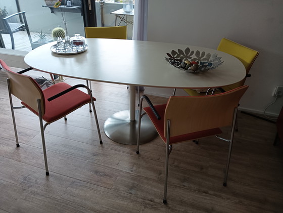 Image 1 of Tulip oval dining table