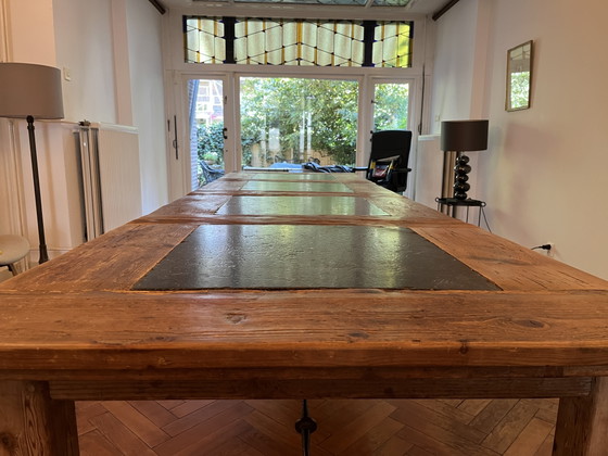 Large Dining Table – Wood, Stone (photo 3 of 3)