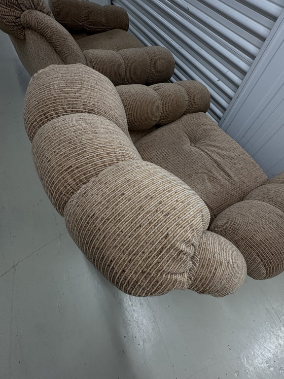 Image 1 of 2 chaises vintage italiennes de style spatial