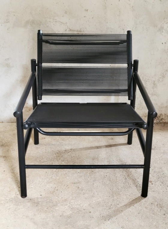 Giandomenico Belotti Fly Line Lounge Chair for CMP Padova, Italy 1980 – flyline, Armchairs, Plastic, Metal (photo 7 of 10)