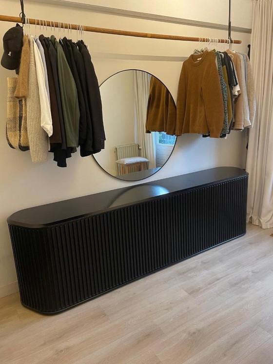 Image 1 of Schwarzes A'dammer Sideboard, Pastoe, 1980er Jahre