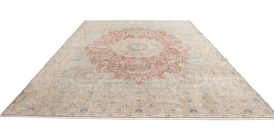 Image 1 of Origineel handgeknoopt oosters tapijt, vintage Art Modern stijl, 400 x 293 cm, uitstekende staat