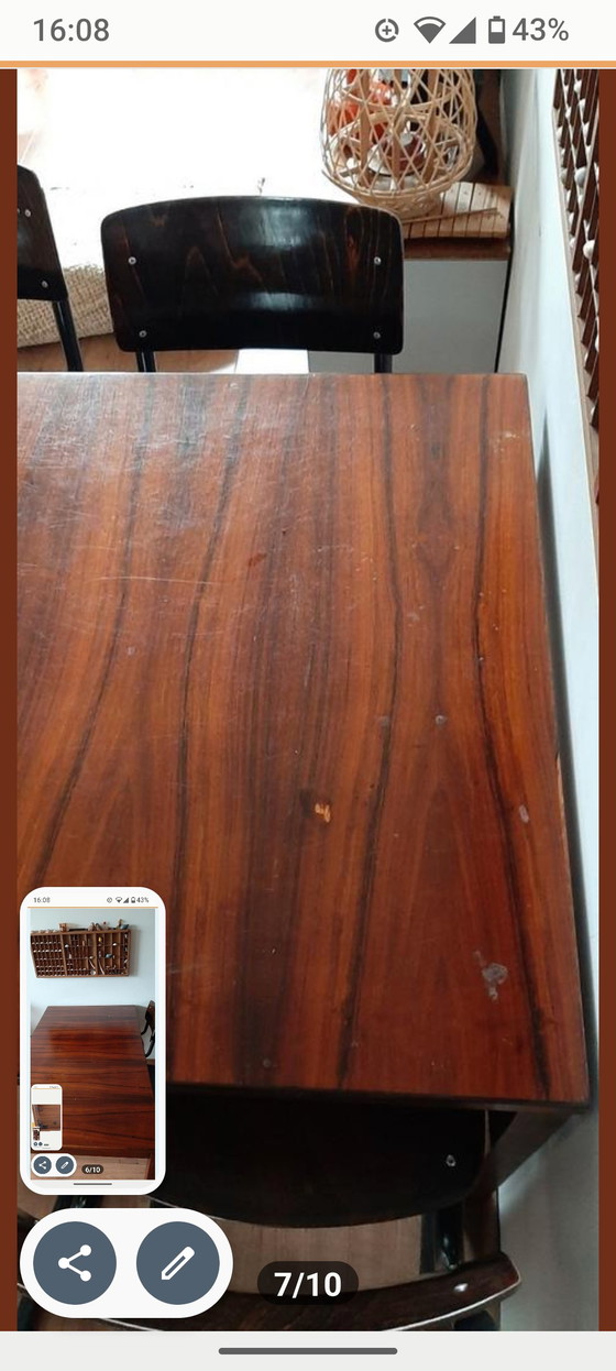 Image 1 of Belle table à manger en palissandre