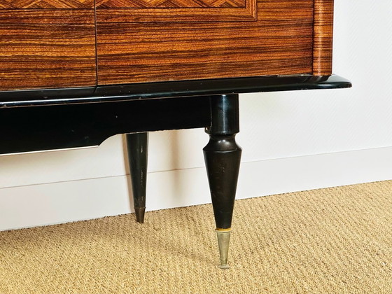 Image 1 of Sideboard aus Makassar-Ebenholz im Art-Deco-Stil, Frankreich, 1940er Jahre