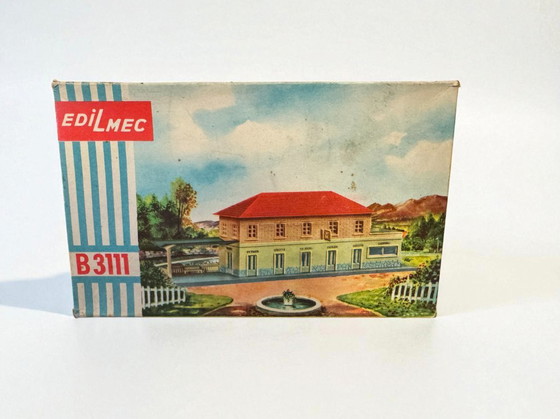 EDILMEC B 3110 e B 3111, due kit di modelli in scala HO, Oggetti decorativi, Plastica, Carta, Multicolore (foto 3 di 10)