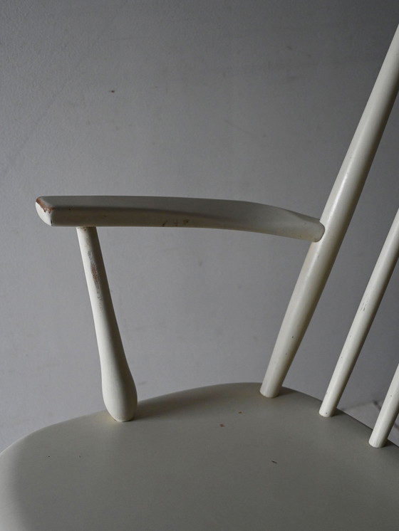 Image 1 of Sedia a dondolo scandinava di metà secolo