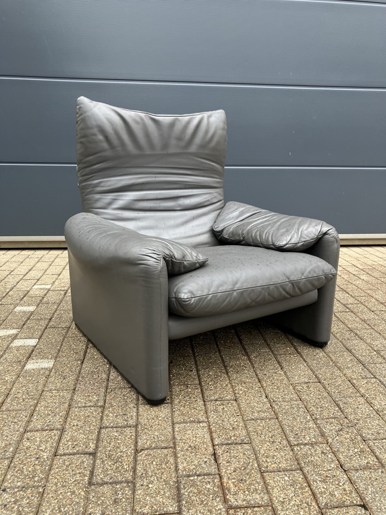 Image 1 of Cassina Maralunga 1 posto originale Grigio antracite Ottime condizioni!