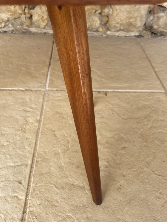 Image 1 of Table d'appoint vintage en acajou, style milieu du siècle, années 1960
