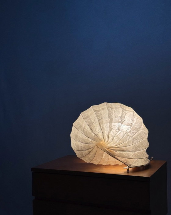 Image 1 of rara lampada da tavolo vintage Ikea "Enklav" in carta – Svezia, anni '90