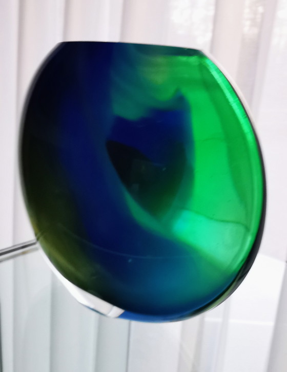 Image 1 of Vase, Ellipse, Hoglund art glass 1980s